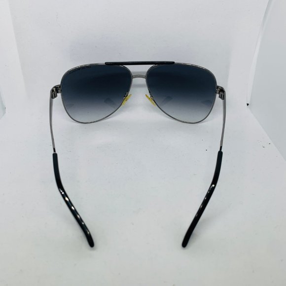 Emporio Armani Black-silver Aviator Sunglasses main image 5